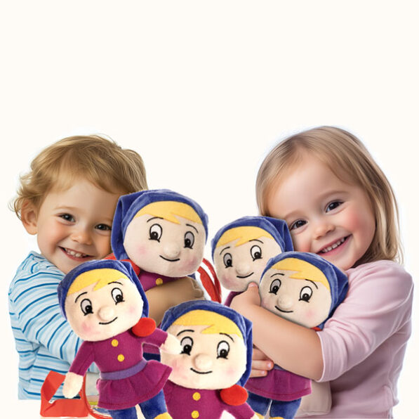 4 בובות מפנקות דדי גמדי- מארז מבצע